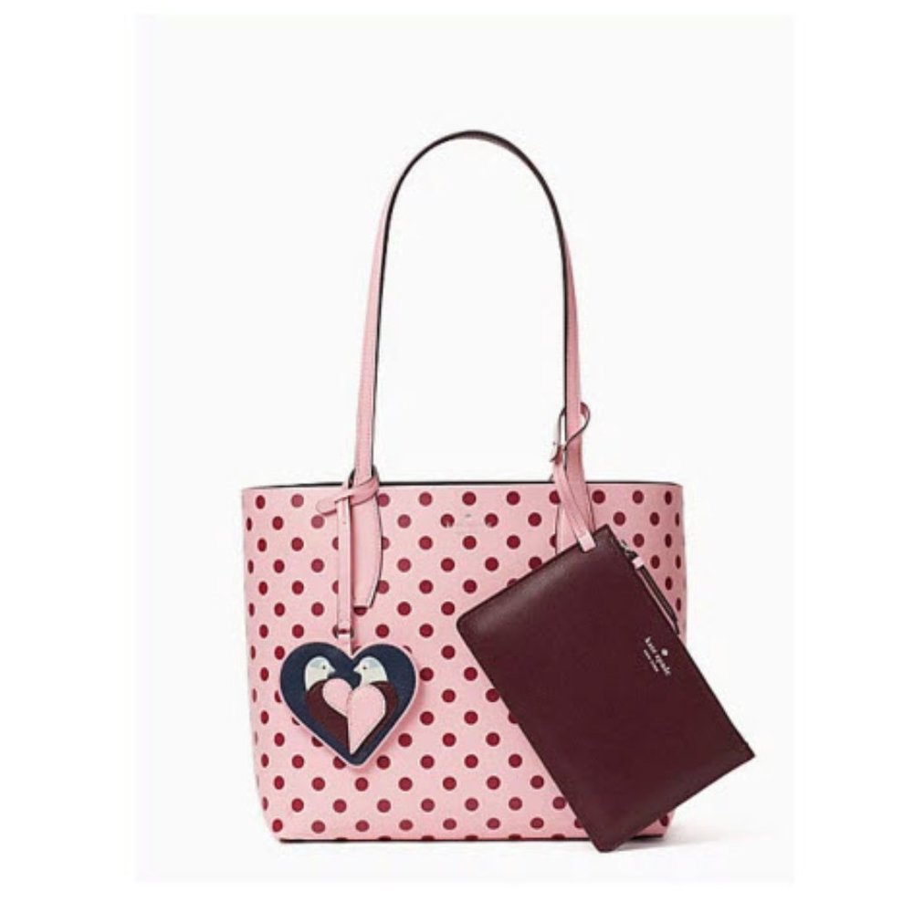 Kate spade Arch Love birds SM reversible tote bag